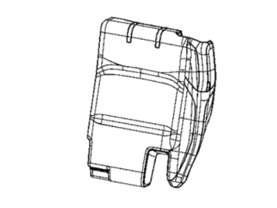 Jeep 7AU73NR3AB COVER Rear Seat Back Left