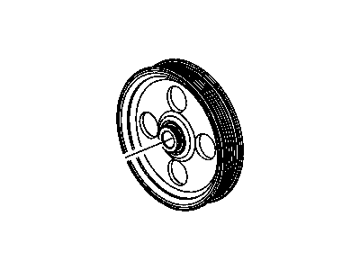 Chrysler 4861582AA PULLEY Power Steering Pump