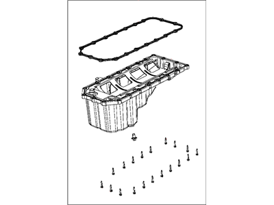 Dodge 53022343AH PAN Engine Oil Item 4 Oil Pick Up Tube Seal Is NOT Included An Must Be Ordered Seperate