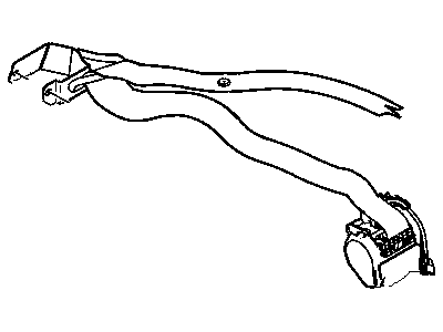 Dodge 5029126AC TURNING LOOP Seat Belt