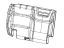 Mopar 7AU72NR3AA Cover Rear Seat Back Right