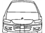 Mopar 4676908 Nameplate, "Dodge" Rams Head, Hood