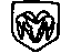 Mopar KS76TGG Nameplate Medallion Ram Head
