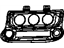 Mopar 1PJ28DX9AB Bezel Instrument Panel Center