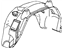Mopar 55396463AB Liner Fender Side