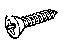 Mopar 6503287 Armrest Screw, Front