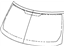 Mopar 68003722AA Windshield Shipping Assembly-30 Lite Glass