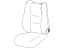 Mopar 5RW42DX9AD Cover Front Seat Back