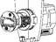 Mopar 68237148AA Lock Cylinder, Front