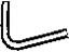 Mopar 57010498AE Corner Molding, Front Upper Passenger Side