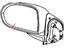 Mopar 5115046AG Mirror Outside, Rearview, Electric, Heated