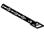 Mopar 68146395AA Nameplate, Front