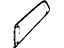 Mopar 5178050AD Glass Quarter Window
