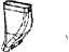 Mopar 5058887AA Vent Duct, Driver Side