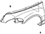 Mopar 5139961AC Fender, Front Driver Side