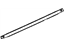 Mopar 5074652AH Weatherstrip, Door Belt Outer Rear Door