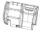 Mopar 7AU68STTAB Seat Back Cover, Tan, Rear Passenger Side