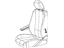 Mopar 5LE58BD1AA Cover Front Seat Back