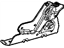 Mopar 5142385AA Latch, Rear Passenger Side
