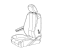 Mopar 5YB95DX9AA Cover Front Seat Cushion