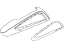 Mopar 5QZ101V5AA Armrest Front Door Trim Includes LED Lamp