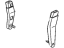 Mopar 5CR95RAZ Belt, Buckle Half, Inboard, Except Europe, Inner