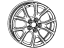 Mopar 1UT90DD5AA Wheel Aluminum