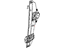 Mopar 68014950AA Power Regulator, Rear Passenger Side