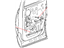 Mopar 55276103AC Regulator Rear Door Window