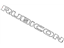 Mopar 68200547AA Decal, Front