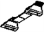 Mopar 5028733AC Bracket Overhead Console