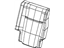 Mopar 68100255AA Seat Back Pad, Center Driver Side