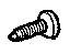 Mopar 6512237AA Lock Screw, Front