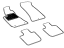 Mopar 6RM56DX9AB Mat Kit Front & Rear Carpet