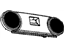 Mopar 1DR92DK2AA Speaker Housing, Beige, Rear