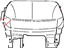 Mopar UK641L5AA Cover Front Seat Cushion