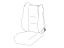 Mopar 6VE22LT5AB Cover Front Seat Cushion
