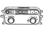 Mopar 55056250AC Control A/C And Heater With Zone Black