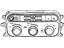 Mopar 55056249AD Control A/C And Heater - Auxiliary