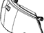 Mopar 5182591AE Headlamp Assembly, Black Bezel, Front Driver Side