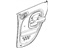 Mopar RJ911FLAB Panel Door Trim Rear, Inner Driver Side