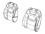 Mopar 6SS87DX9AD Cover Front Seat Back