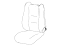 Mopar 6VK22JRRAA Cover Front Seat Cushion