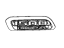 Mopar 68276338AC Emblem, Black, Front Passenger Side