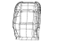 Mopar 7AW84CV5AB Seat Back Cover, Front
