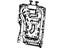 Mopar 68088146AA Seat Back Frame, Rear Passenger Side