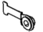 Mopar 6510470AA Spring Nut, Front