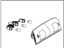 Mopar 68163937AF Lamp Center High Mounted Stop