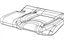 Mopar 5RA85DX9AC Cover Rear Seat Cushion Left