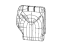 Mopar 7BC73LA3AA Cover Rear Seat Back 3RD Row